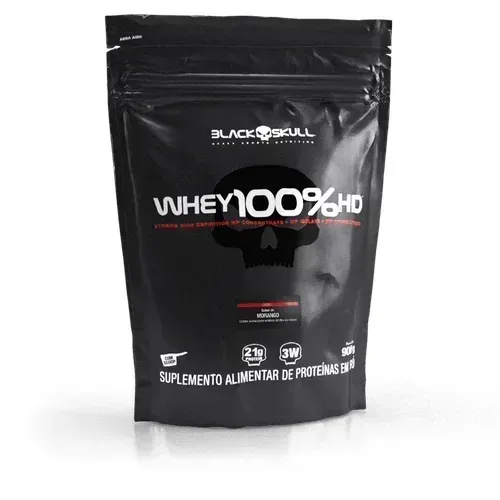 Whey 100% HD Morango Refil