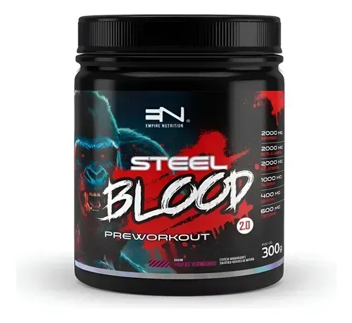 Pré Treino Steel Blood 2.0